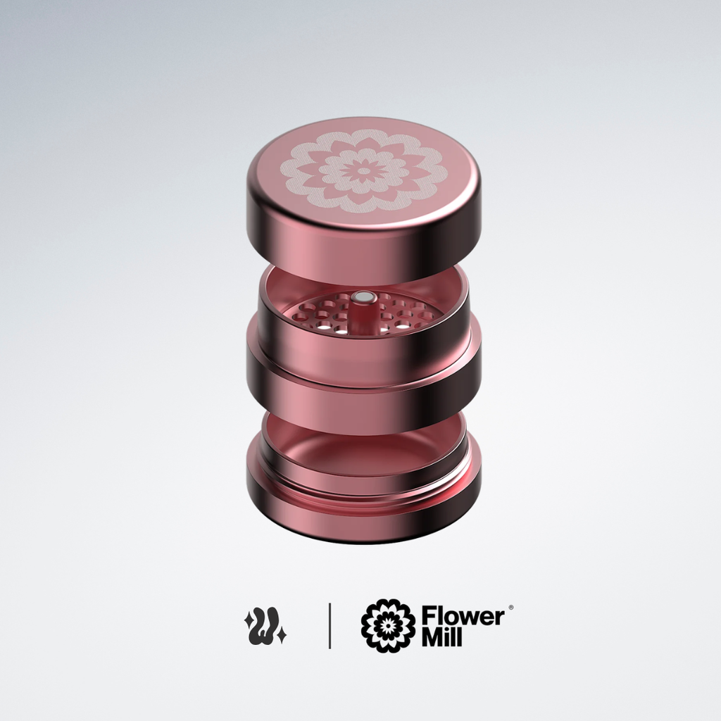 Grinder Flower Mill 2.5, fácil de desarmar y limpiar