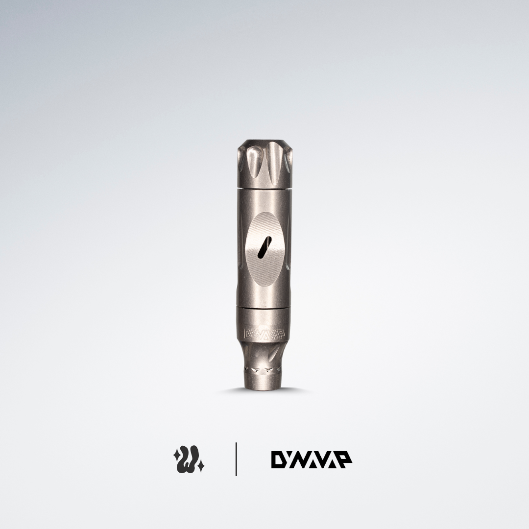 DynaVap VonG (i) Titanium con Captive Cap y clic de temperatura