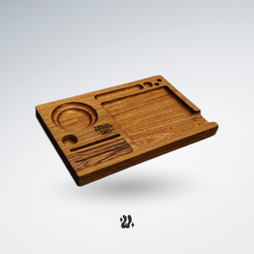 Bandeja de Madera Wanawid con bordes elevados