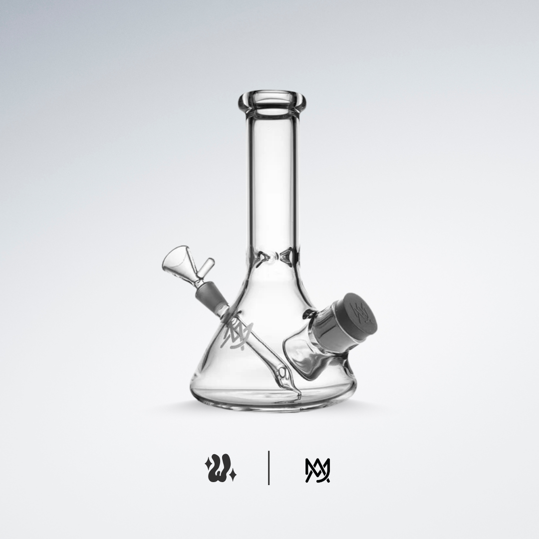 Bong MJ Arsenal Cache, contenedor de almacenamiento en la base