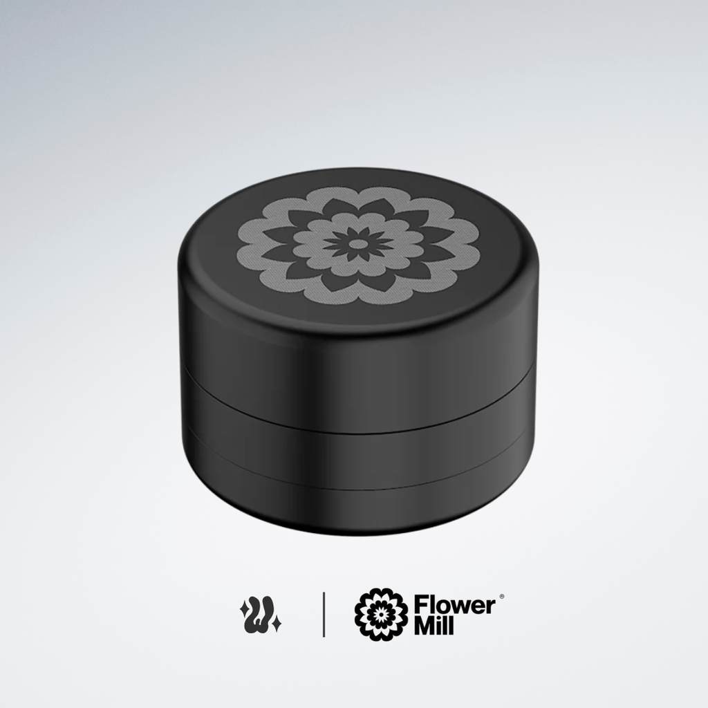 Grinder Flower Mill 2.5 de gran capacidad con molienda progresiva por fricción