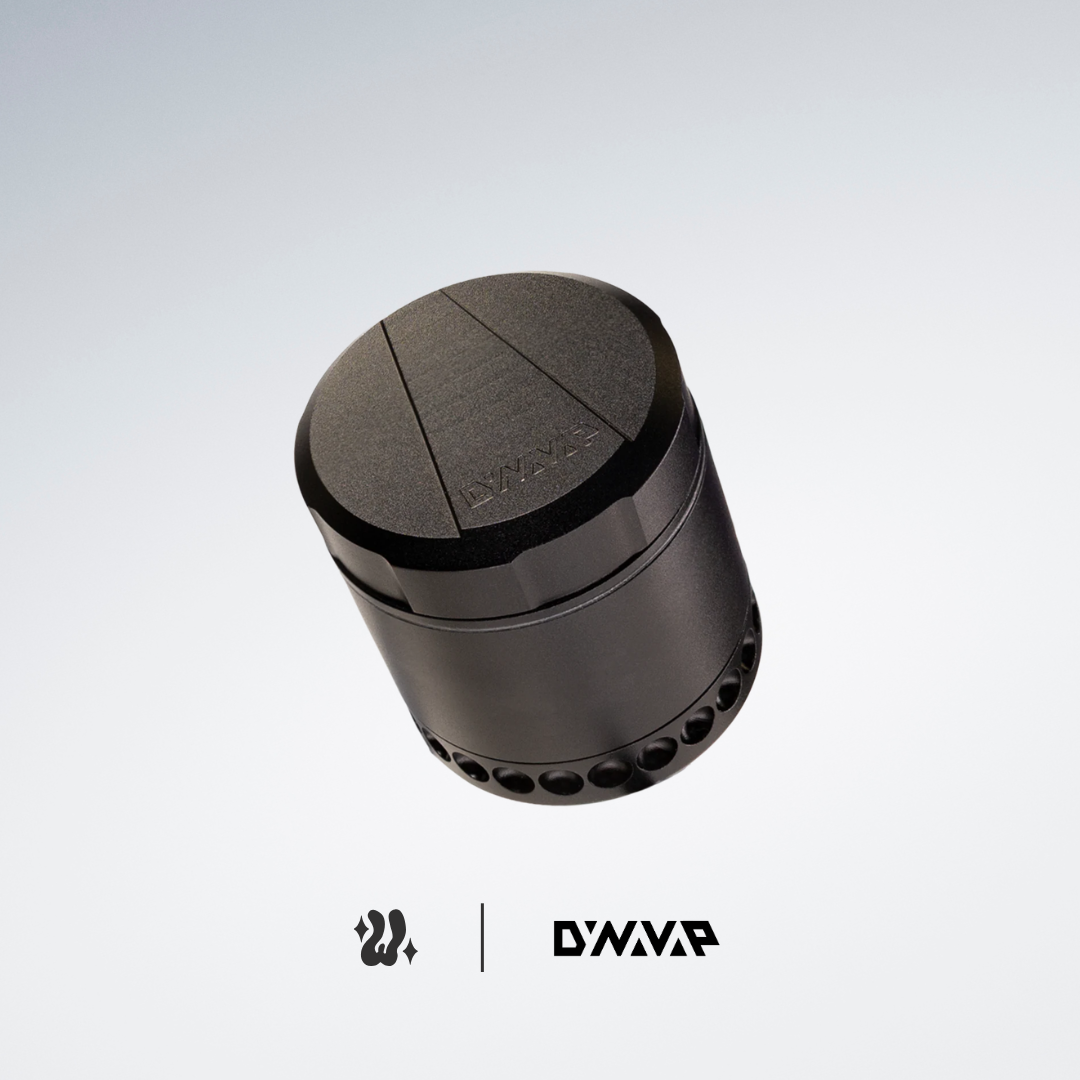 Grinder DynaVap DynaGrind con cierre magnético y corte homogéneo