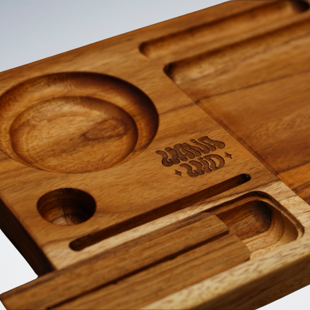 Bandeja de Madera Wanawid, diseño práctico para uso diario