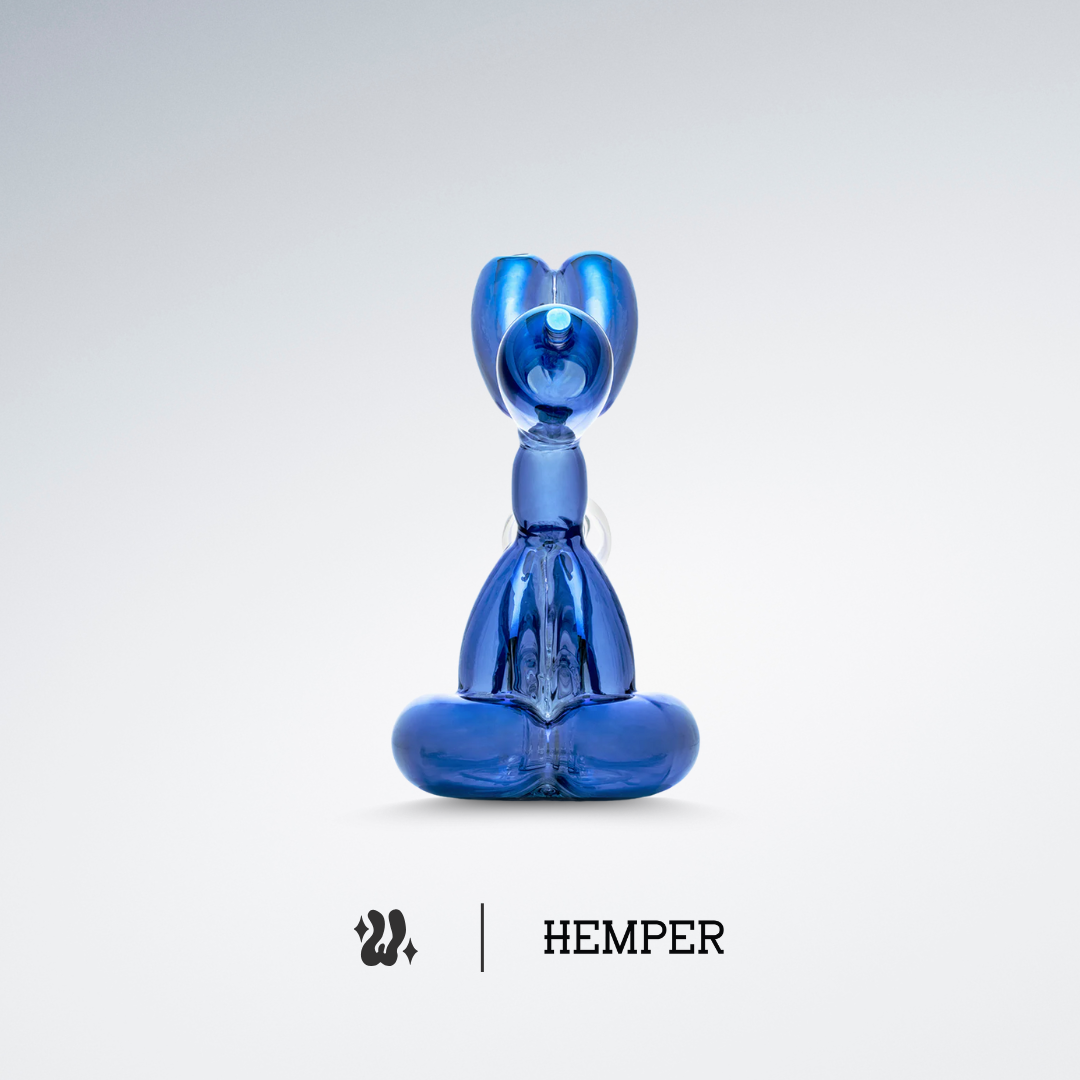 Bong Hemper Balloon Dog, pieza de colección inspirada en arte pop