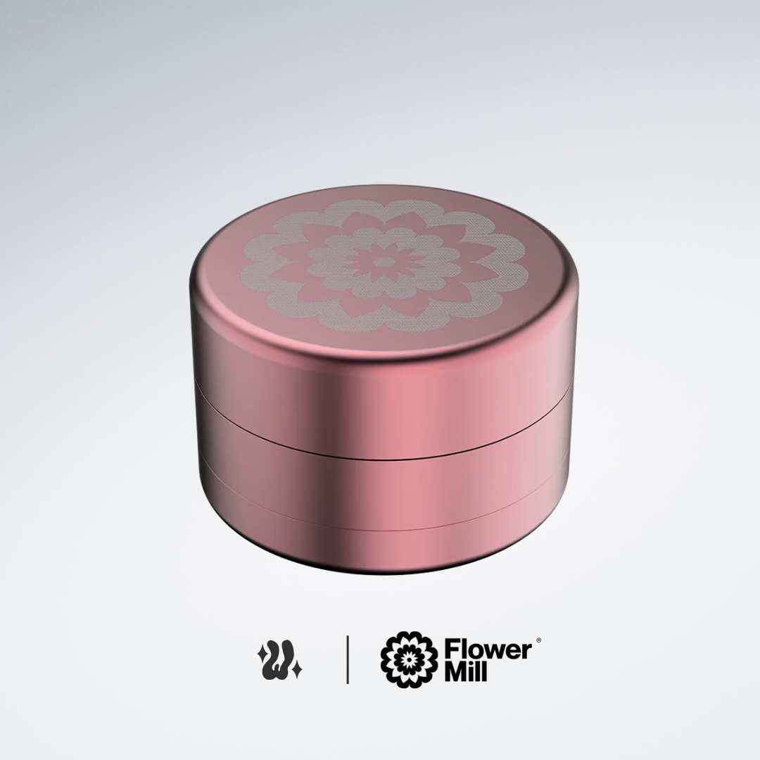 Grinder Flower Mill 2.5, mecanismo interno de molienda progresiva