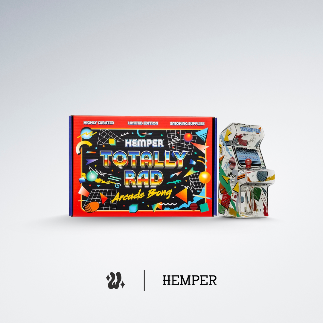 Bong Hemper Retro Gaming, pieza de colección nostálgica de arcade