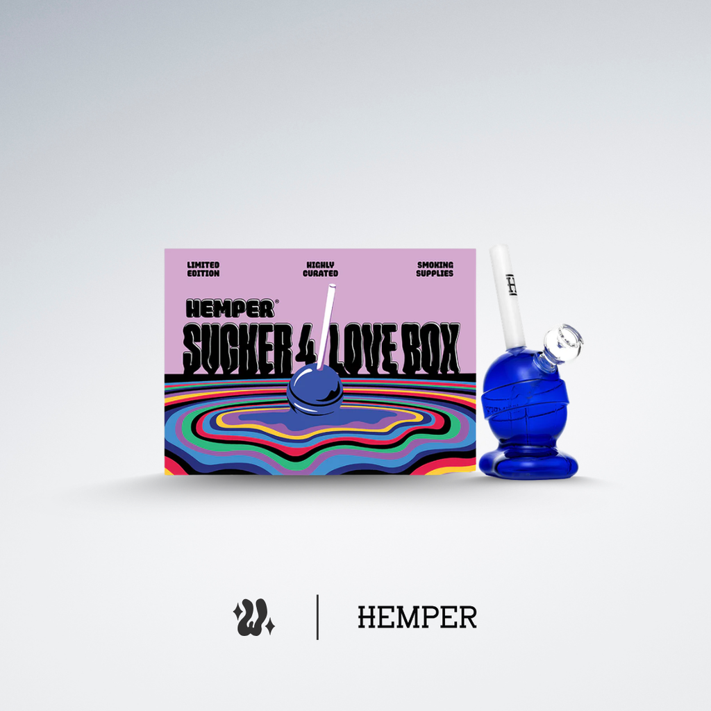 Bong Hemper Sucker 4Love, pieza de colección en forma de paleta
