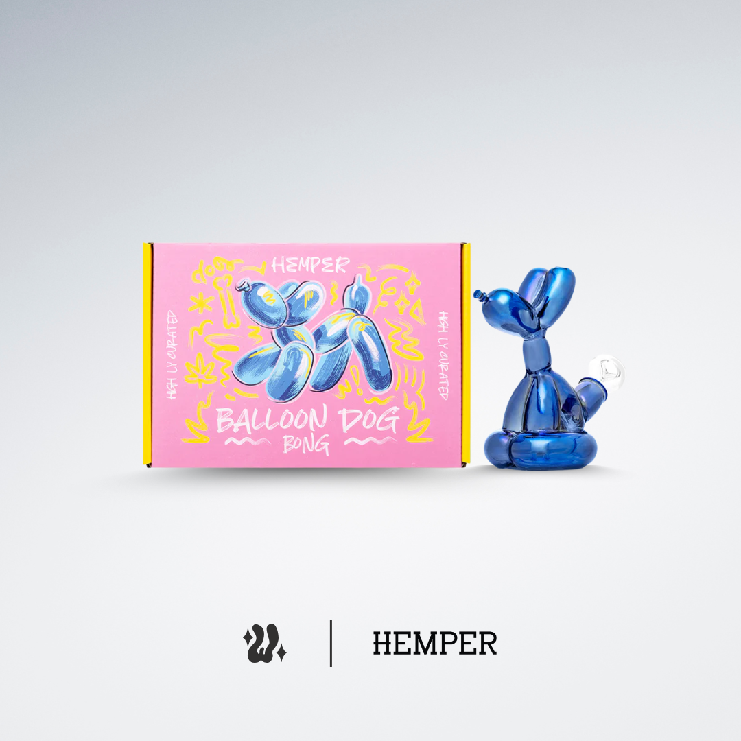 Bong Hemper Balloon Dog, versión compacta de la línea Hemper