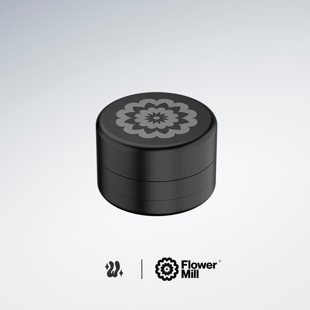 Grinder Flower Mill Mini 2.0 en aluminio de grado aeroespacial