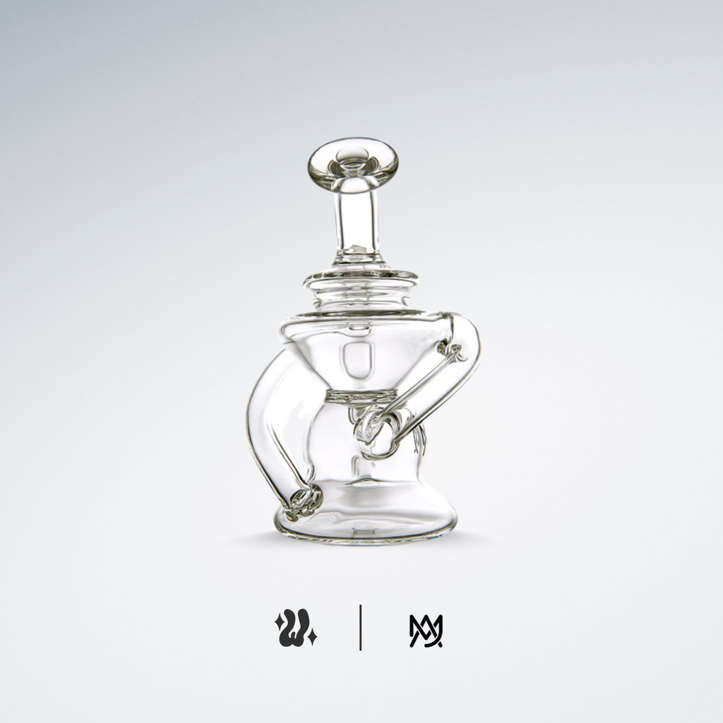 Mini Dab Rig MJ Arsenal Hydra con conexión de 10 mm y percolador triple