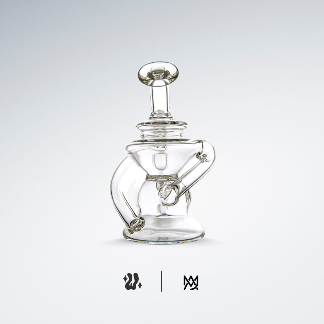 Mini Dab Rig MJ Arsenal Hydra con conexión de 10 mm y percolador triple