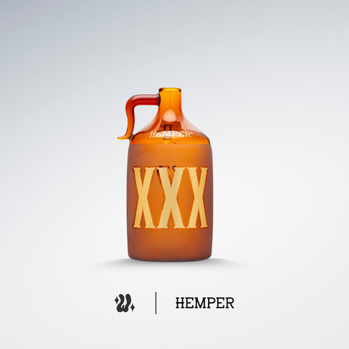 Bong Hemper Estilo Western con asa integrada y boquilla inclinada