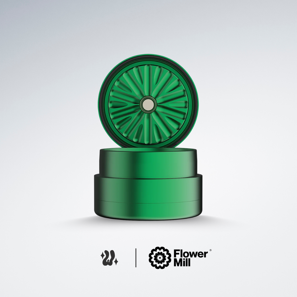 Grinder Flower Mill 2.5 en detalle, construcción de precisión