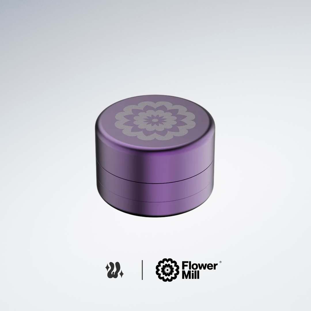 Grinder Flower Mill Mini 2.0, textura ultra esponjosa para vaporizadores