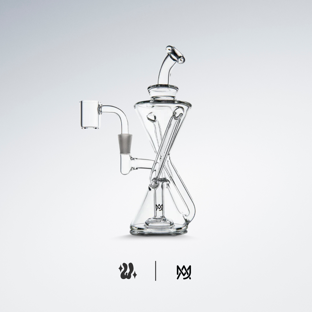 Mini Dab Rig MJ Arsenal Time Turner en vidrio de borosilicato