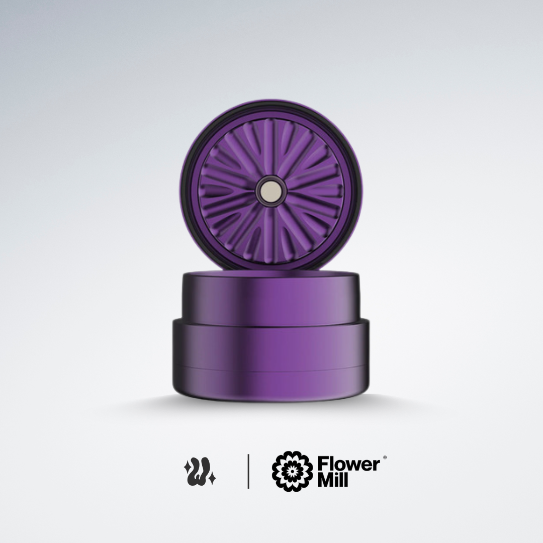 Grinder Flower Mill 2.5, distribuido oficialmente por Wanawid en Colombia