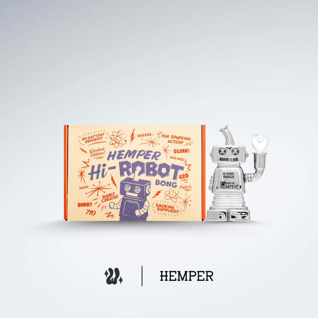 Bong Hemper Mini Hi-Robot, la versión más compacta de la línea
