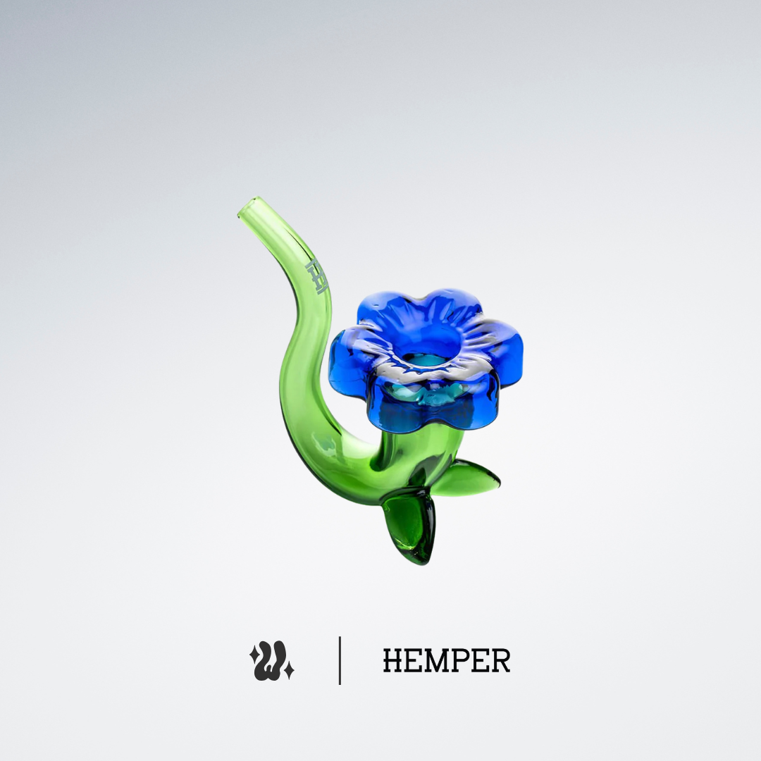 Hemper Bloom Hand Pipe, compacta y de bolsillo para llevar
